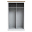 OTI Bedroom Devon White Double Sliding Wardrobe House of Isabella UK