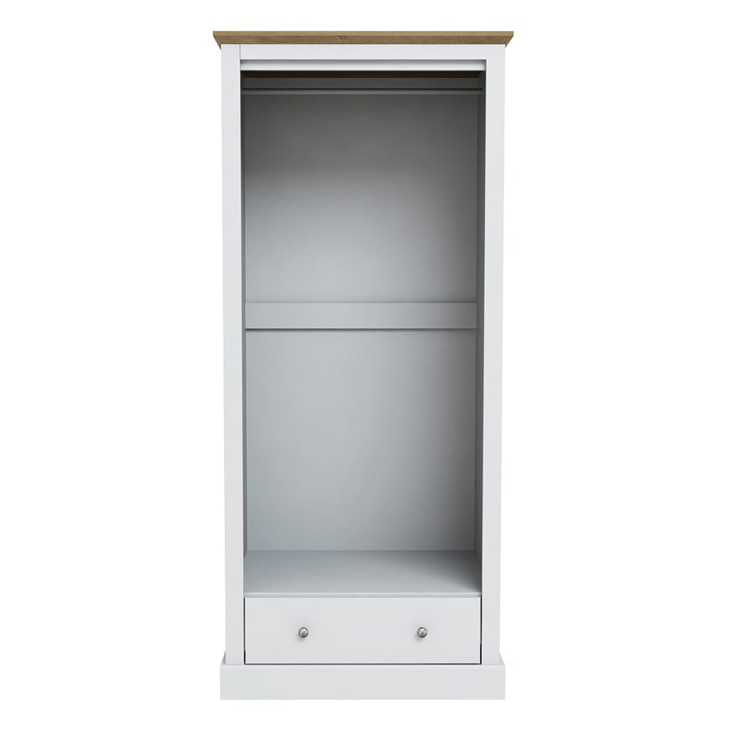 OTI Bedroom Devon White Double Wardrobe House of Isabella UK