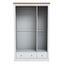 OTI Bedroom Devon White Triple Wardrobe House of Isabella UK