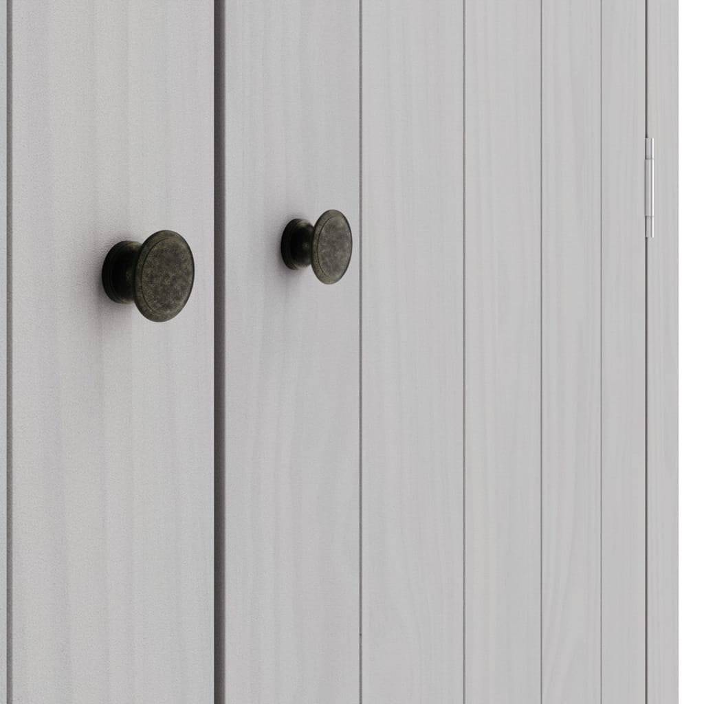 OTI Bedroom Havana Grey 2 Door Wardrobe House of Isabella UK