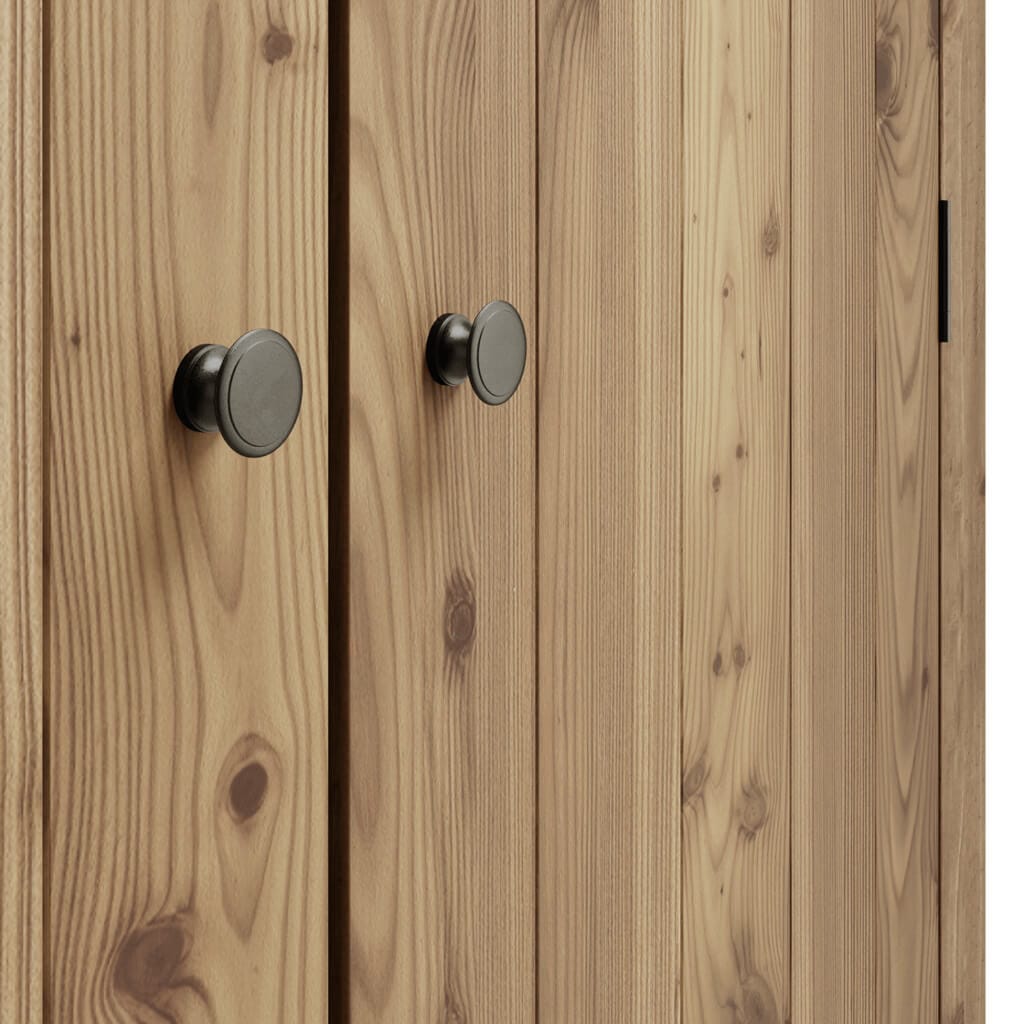 OTI Bedroom Havana Pine 2 Door Wardrobe House of Isabella UK