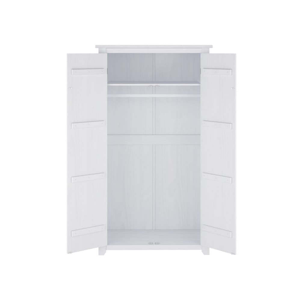 OTI Bedroom Havana White 2 Door Wardrobe House of Isabella UK