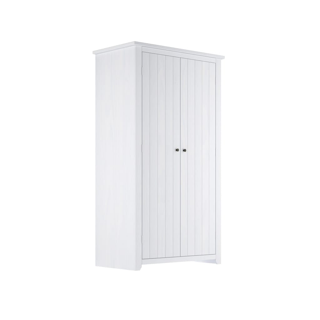 OTI Bedroom Havana White 2 Door Wardrobe House of Isabella UK