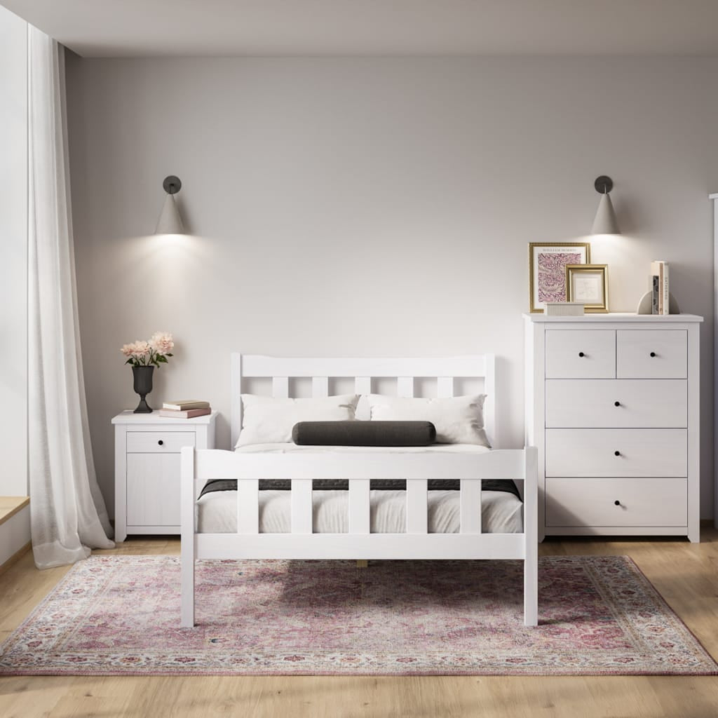 OTI Bedroom Havana White Chest of Drawers House of Isabella UK