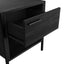 OTI Bedroom Hoxton Black Bedside Cabinet House of Isabella UK