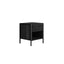 OTI Bedroom Hoxton Black Bedside Cabinet House of Isabella UK