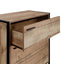 OTI Bedroom Hoxton Distressed Oak Effect Chest of Drawers House of Isabella UK