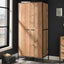 OTI Bedroom Hoxton Distressed Oak Effect Double Wardrobe House of Isabella UK