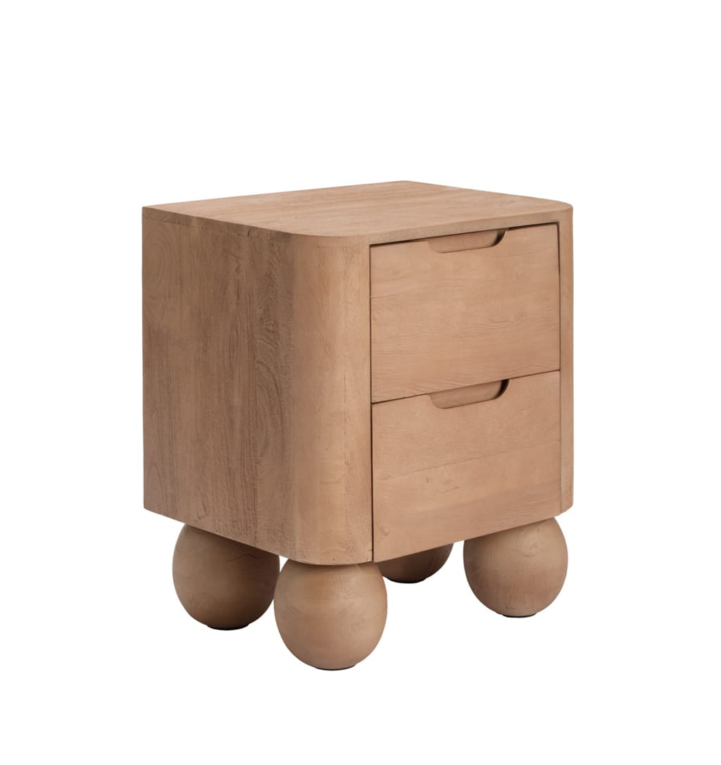 OTI Bedroom Shibui Almond Bedside House of Isabella UK