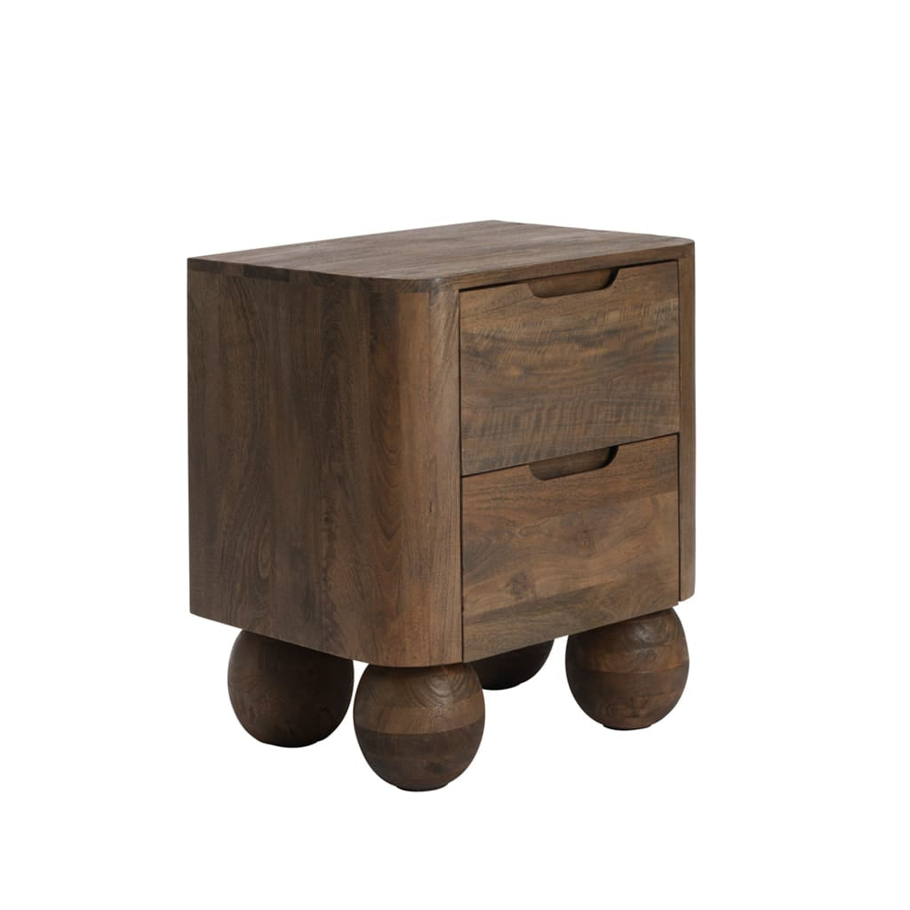 OTI Bedroom Shibui Light Brown Bedside House of Isabella UK