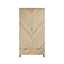 OTI Bedroom Stockholm Chevron Bedside Cabinet House of Isabella UK