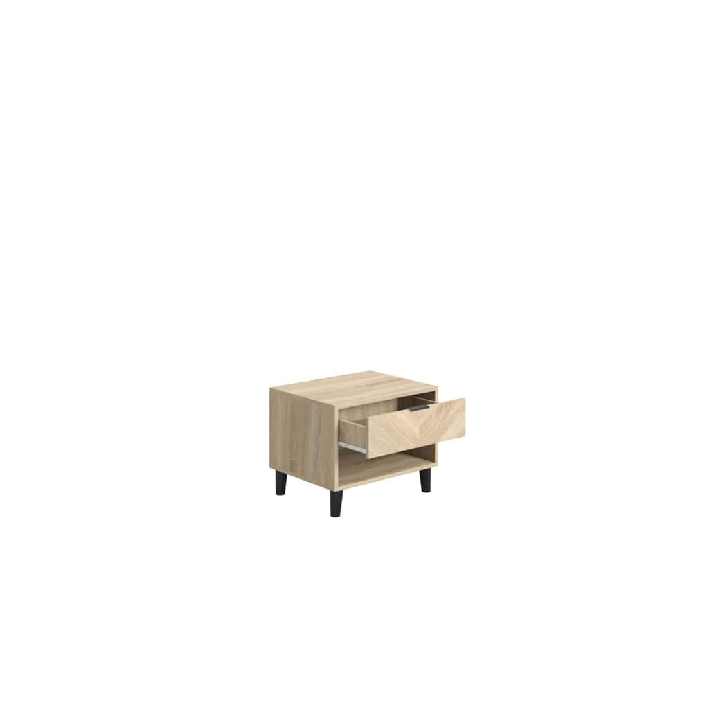 OTI Bedroom Stockholm Chevron Bedside Cabinet House of Isabella UK