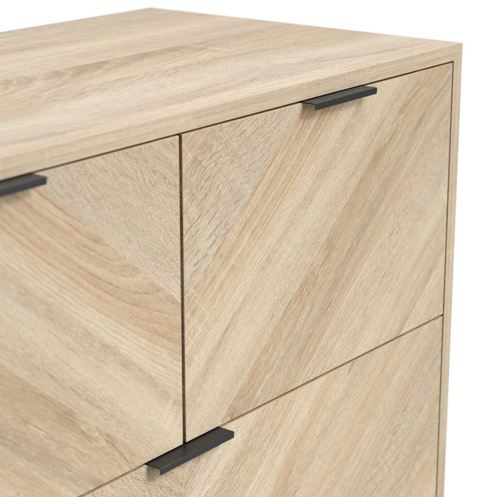 OTI Bedroom Stockholm Chevron Chest of Drawers House of Isabella UK