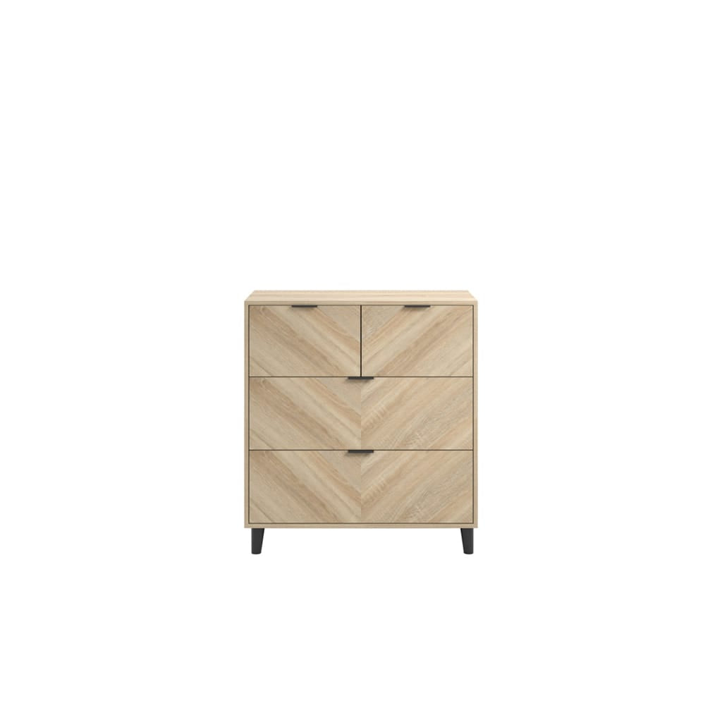 OTI Bedroom Stockholm Chevron Chest of Drawers House of Isabella UK