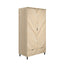 OTI Bedroom Stockholm Chevron Double Wardrobe House of Isabella UK