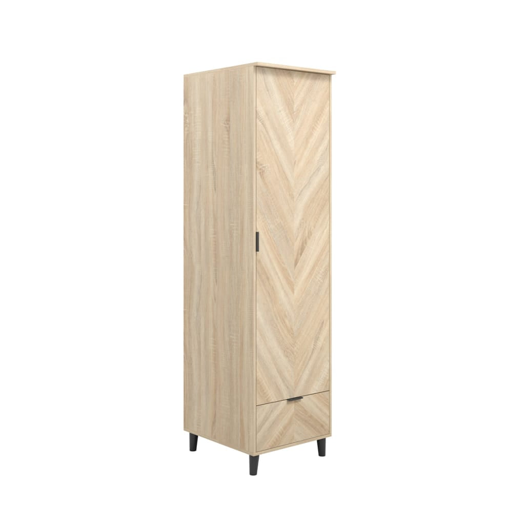 OTI Bedroom Stockholm Chevron Single Wardrobe House of Isabella UK