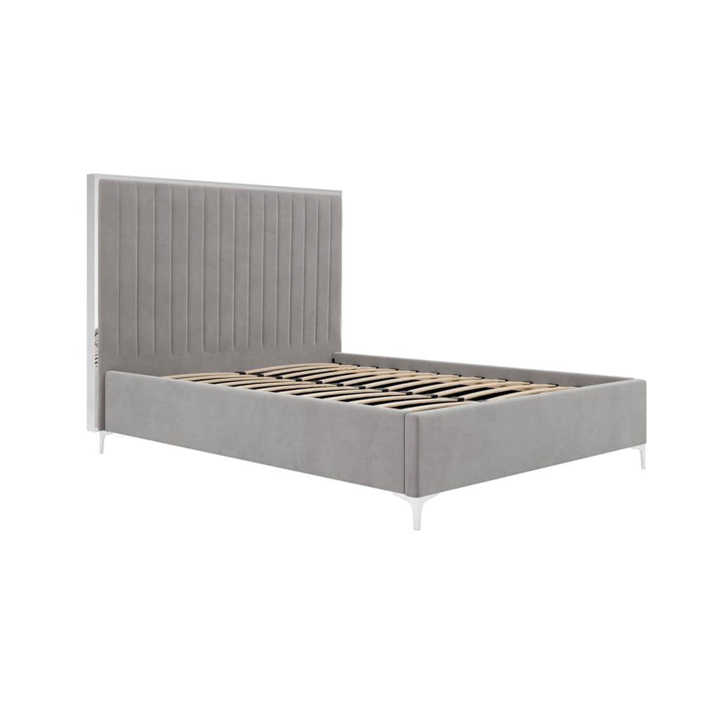OTI Beds Berkeley Mink Grey Double Bed House of Isabella UK