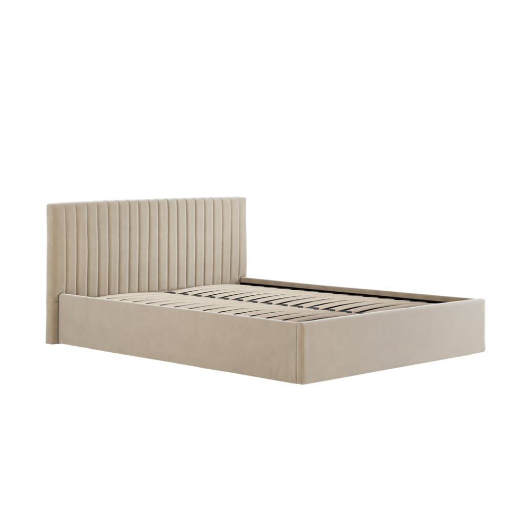 OTI Beds Berlin Beige Double Bed House of Isabella UK