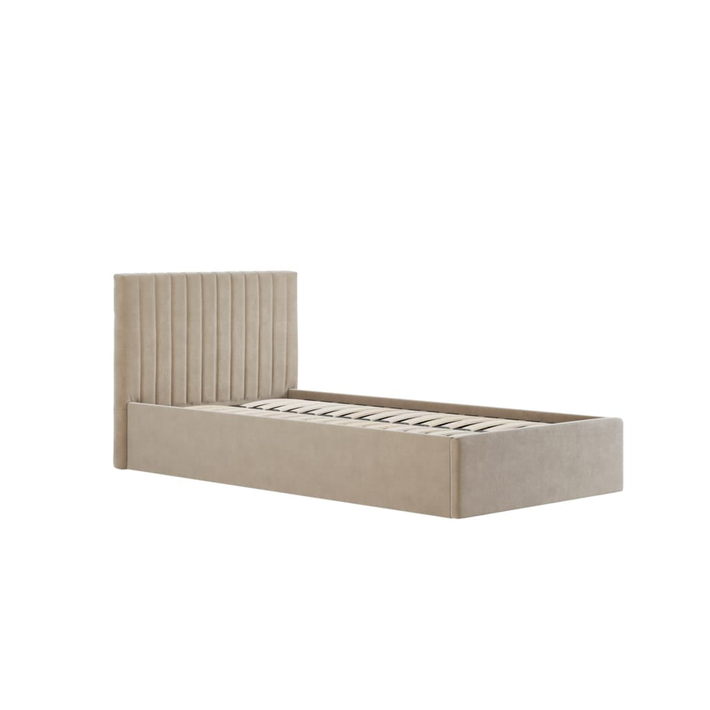 OTI Beds Berlin Beige Single Bed House of Isabella UK