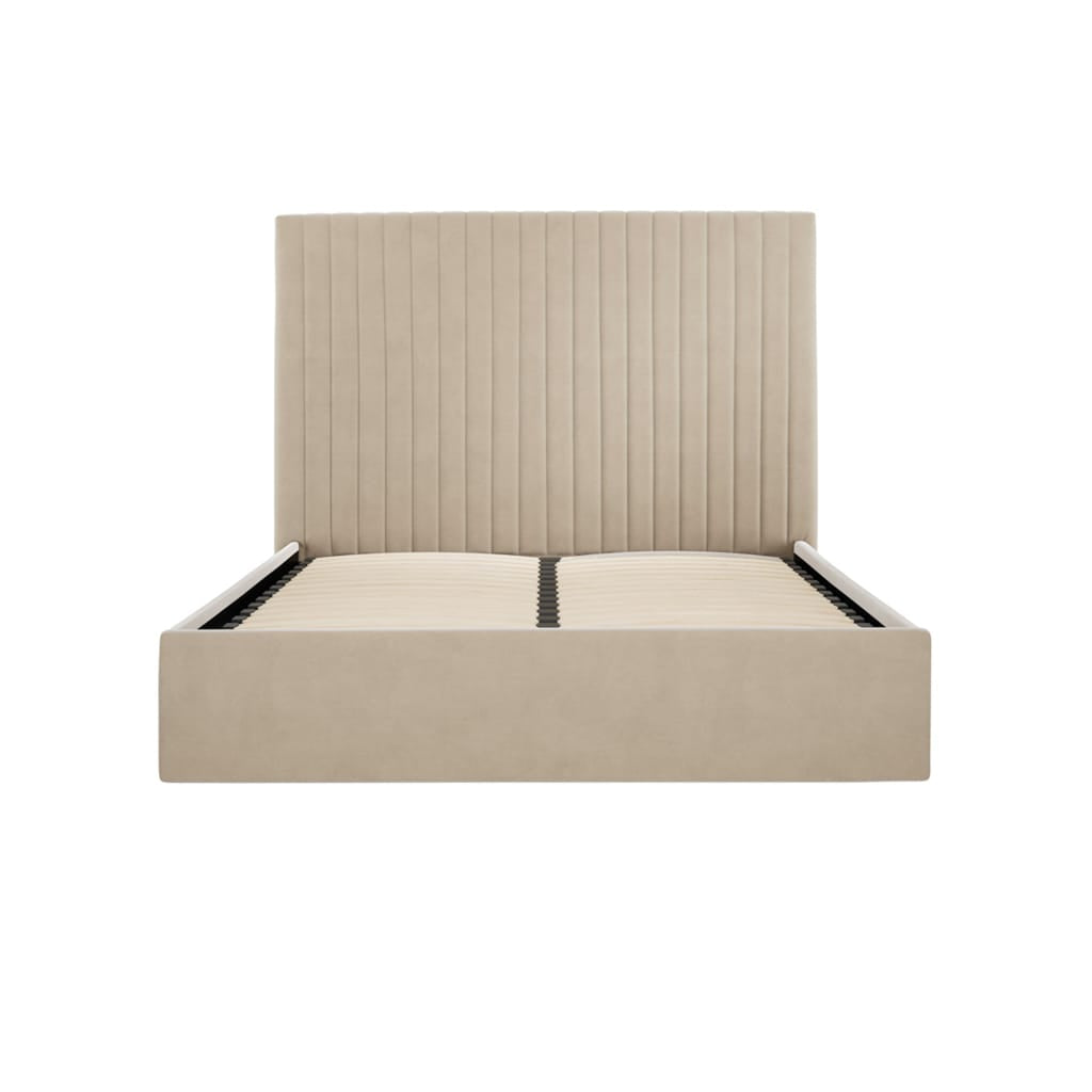 OTI Beds Berlin Beige Tall Double Bed House of Isabella UK