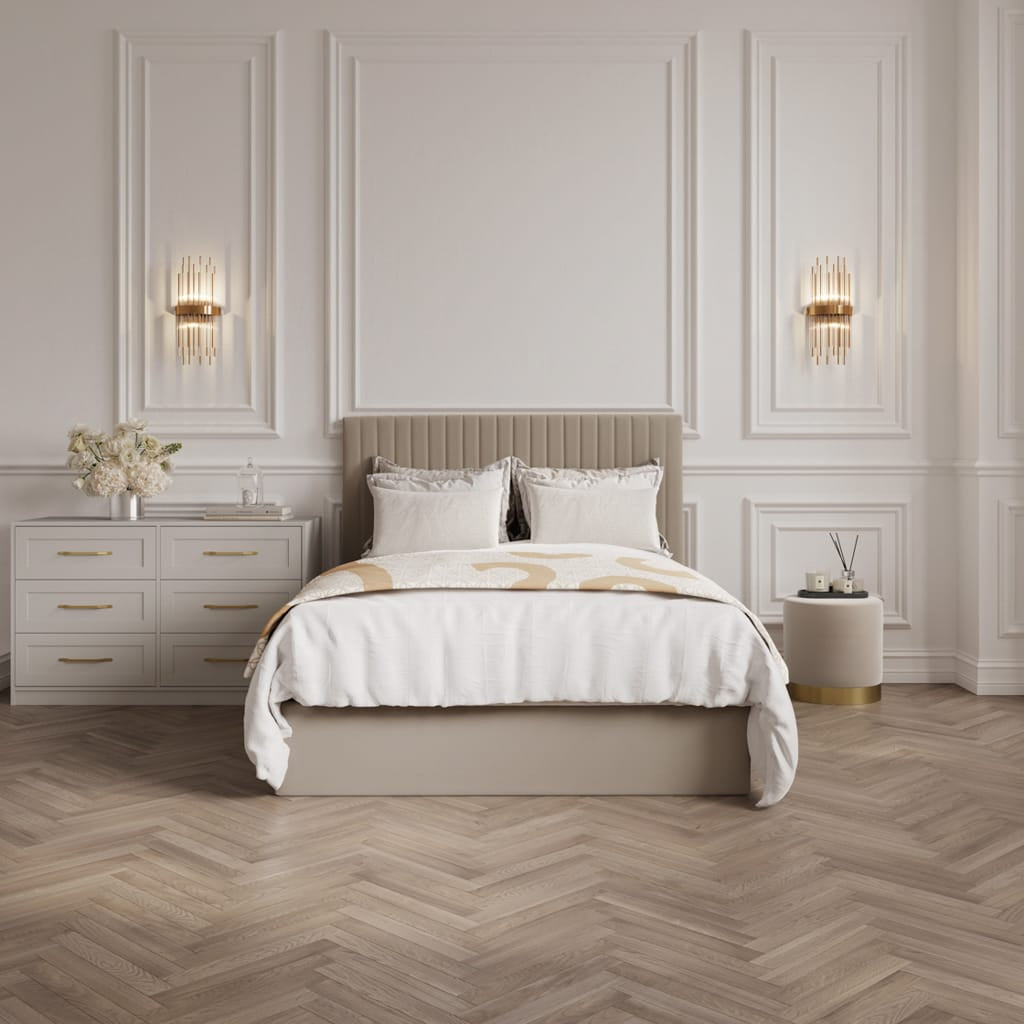 OTI Beds Berlin Beige Tall Super King Bed House of Isabella UK