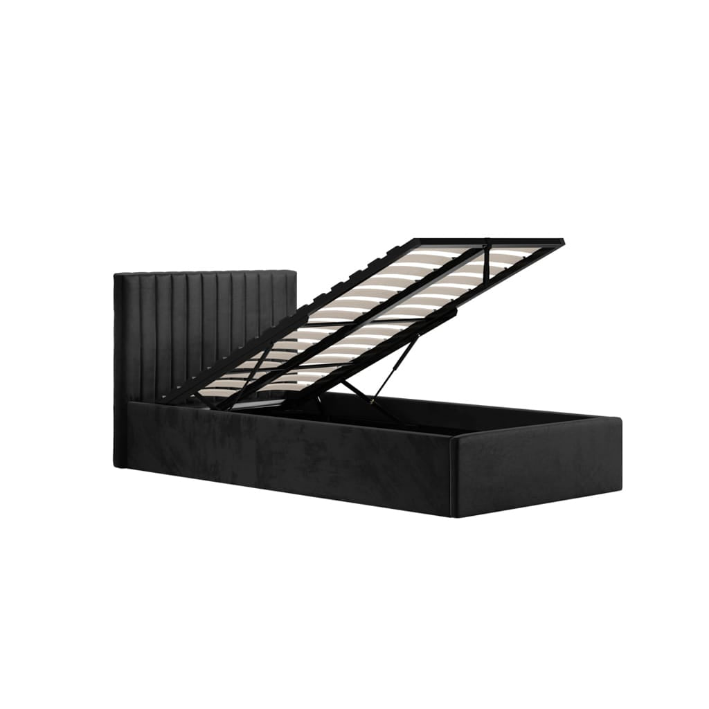 OTI Beds Berlin Black Single Bed House of Isabella UK
