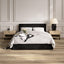 OTI Beds Berlin Black Super King Bed House of Isabella UK