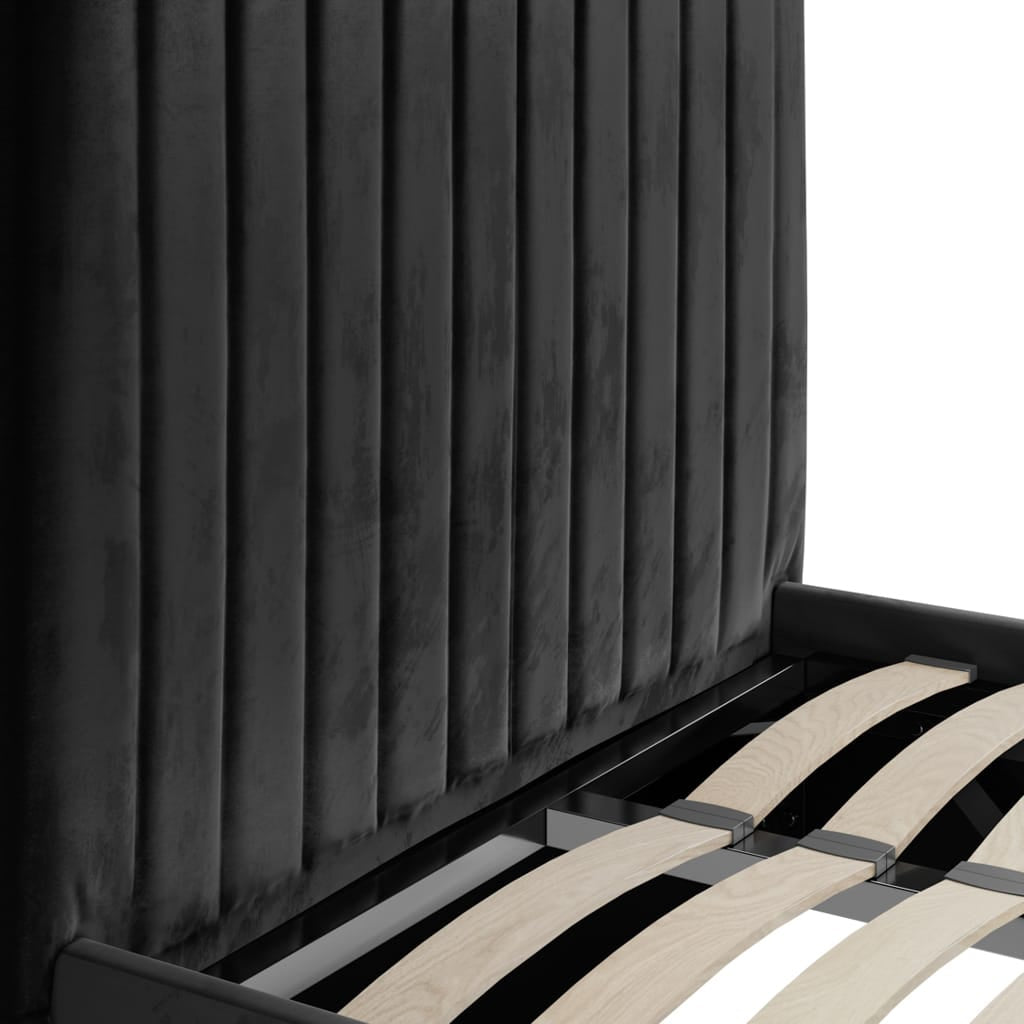 OTI Beds Berlin Black Tall Single Bed House of Isabella UK
