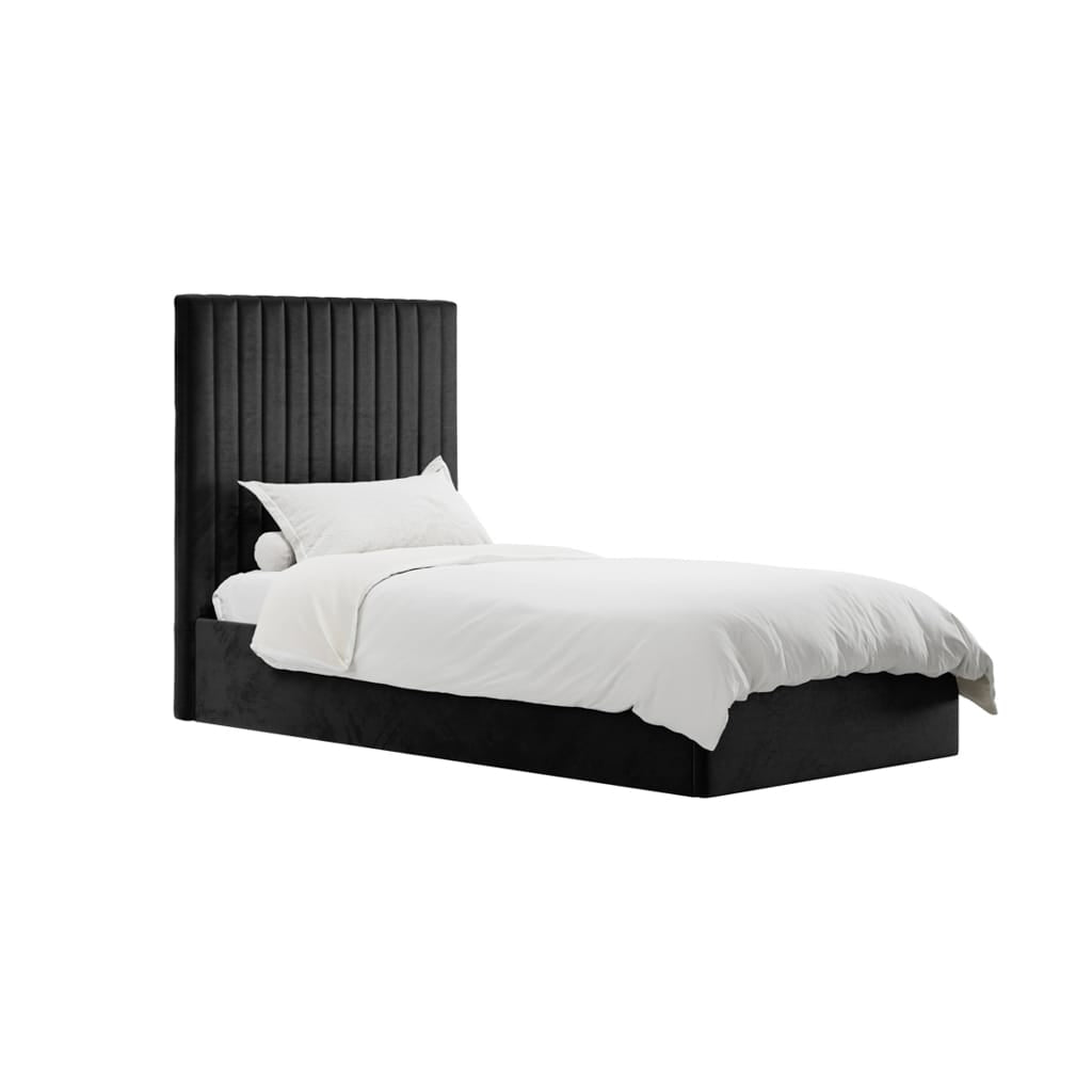 OTI Beds Berlin Black Tall Single Bed House of Isabella UK