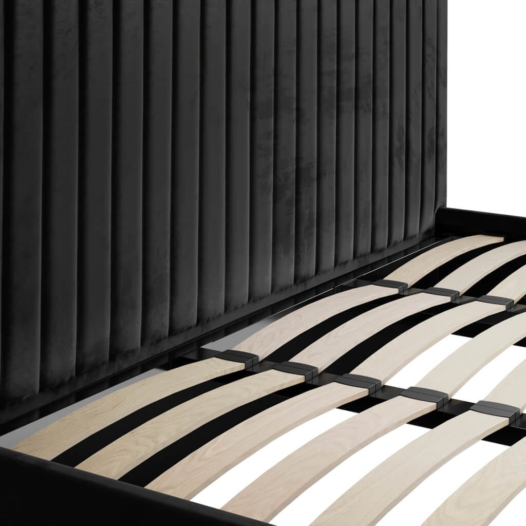 OTI Beds Berlin Black Tall Super King Bed House of Isabella UK