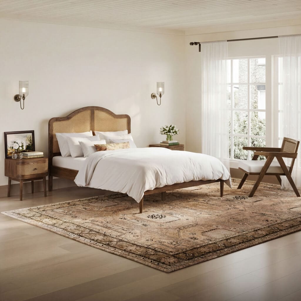 OTI Beds Claude Smoked Double Bed House of Isabella UK