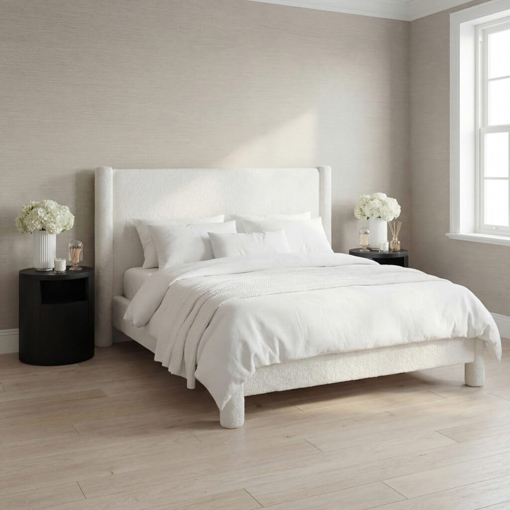 OTI Beds Dena Snow King Bed House of Isabella UK