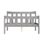 OTI Beds Havana Grey Double Bed House of Isabella UK