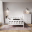 OTI Beds Havana White Double Bed House of Isabella UK