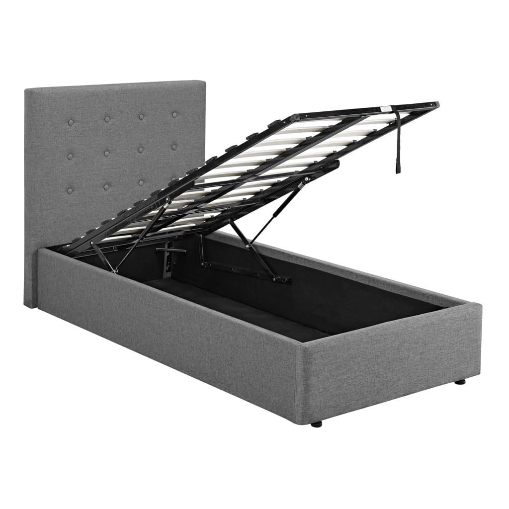 OTI Beds Lucca Grey Kingsize Bed House of Isabella UK