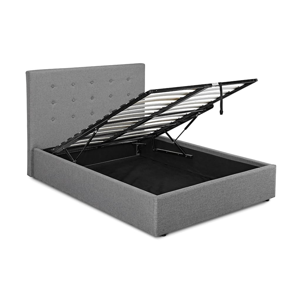 OTI Beds Lucca Grey Kingsize Bed House of Isabella UK