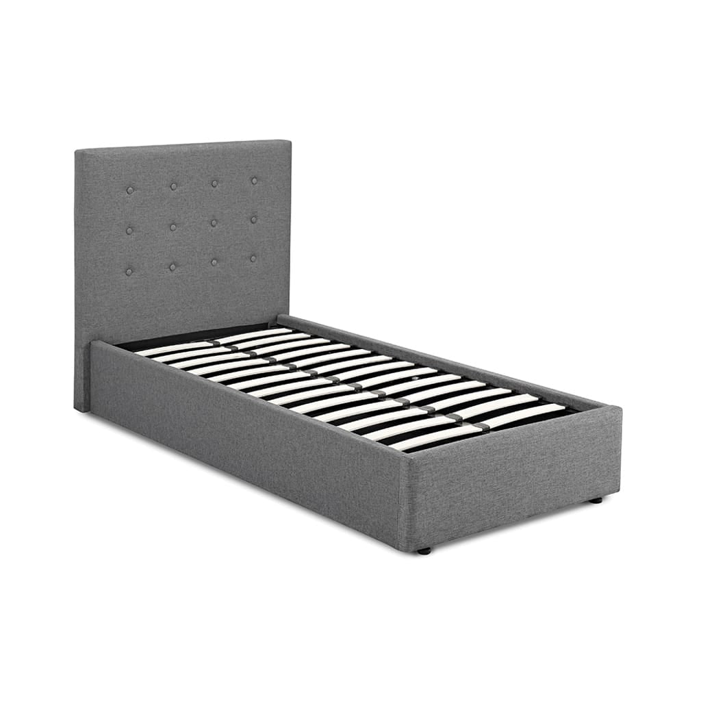 OTI Beds Lucca Grey Single Bed House of Isabella UK