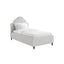 OTI Beds Monterey Grey Thin Stripe Single Bed House of Isabella UK
