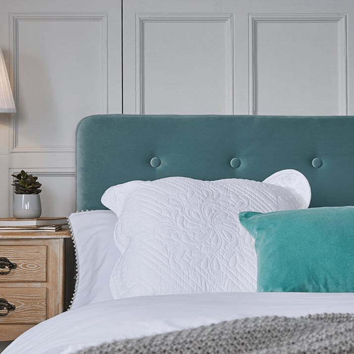 OTI Beds Pierre Aqua Kingsize Bed House of Isabella UK