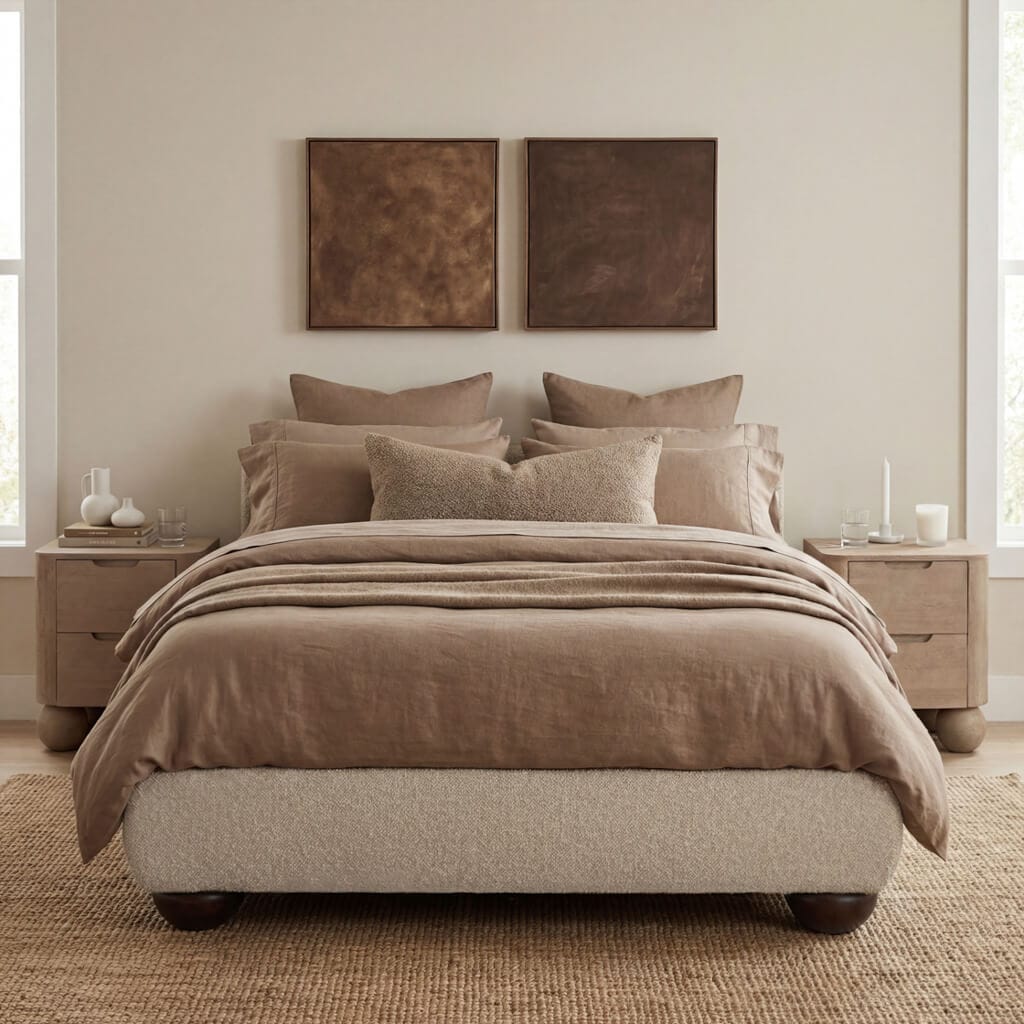 OTI Beds Soller Porridge King Bed House of Isabella UK