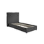 OTI Beds Sunday Deep Grey Single Bed House of Isabella UK