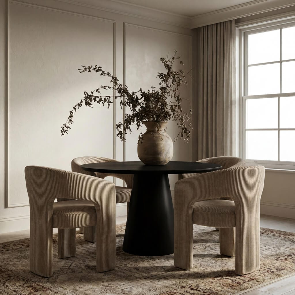 OTI Dining Alba Almond Dining Chair House of Isabella UK