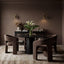 OTI Dining Alba Cocoa Dining Chair House of Isabella UK