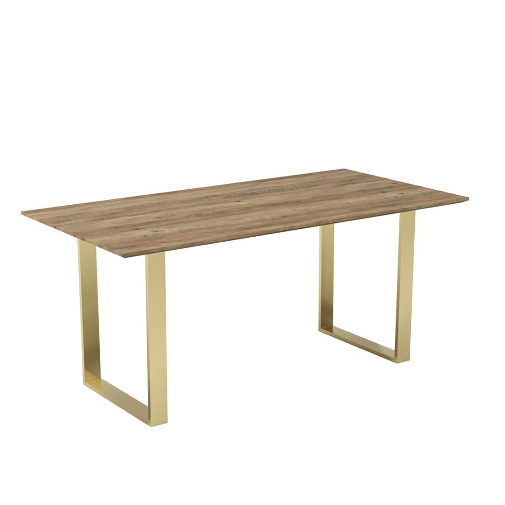 Oti Dining Antibes Russet & Gold Dining Table House of Isabella UK