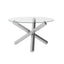 OTI Dining Capri Glass & Gold Dining Table House of Isabella UK