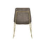 OTI Dining Carlo Taupe and Gold Dining Chair House of Isabella UK
