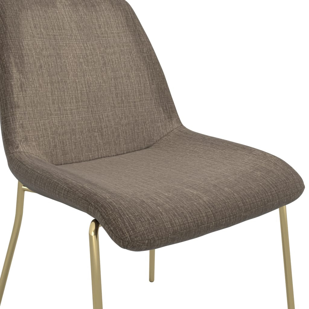 OTI Dining Carlo Taupe and Gold Dining Chair House of Isabella UK