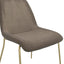 OTI Dining Carlo Taupe and Gold Dining Chair House of Isabella UK
