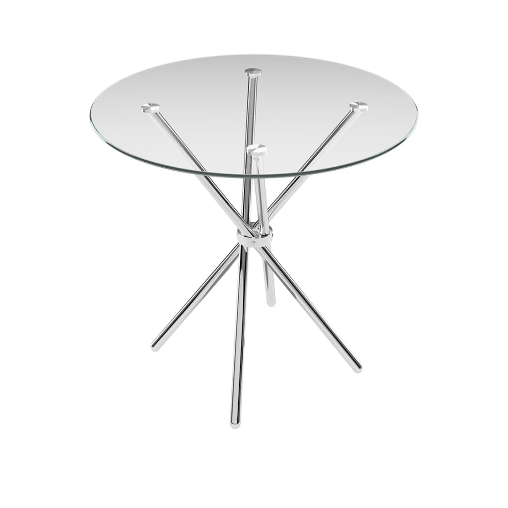 OTI Dining Casa Glass and Black Dining Table 4 Smith Graphite Chairs House of Isabella UK