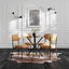 OTI Dining Casa Glass & Black Dining Table House of Isabella UK